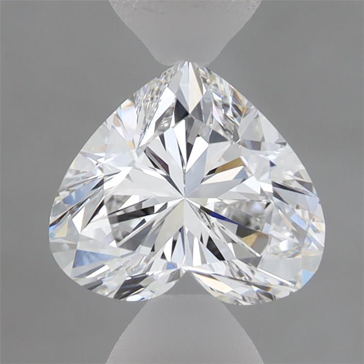 1.38 Carat Heart Shaped, Ideal Cut, D Color, VVS2 Clarity, IGI Certified Lab Grown Diamond