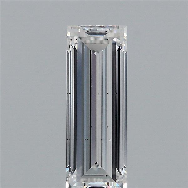 1.07 Carat Baguette Shaped, Very Good Cut, F Color, VS1 Clarity, IGI Certified Lab Grown Diamond