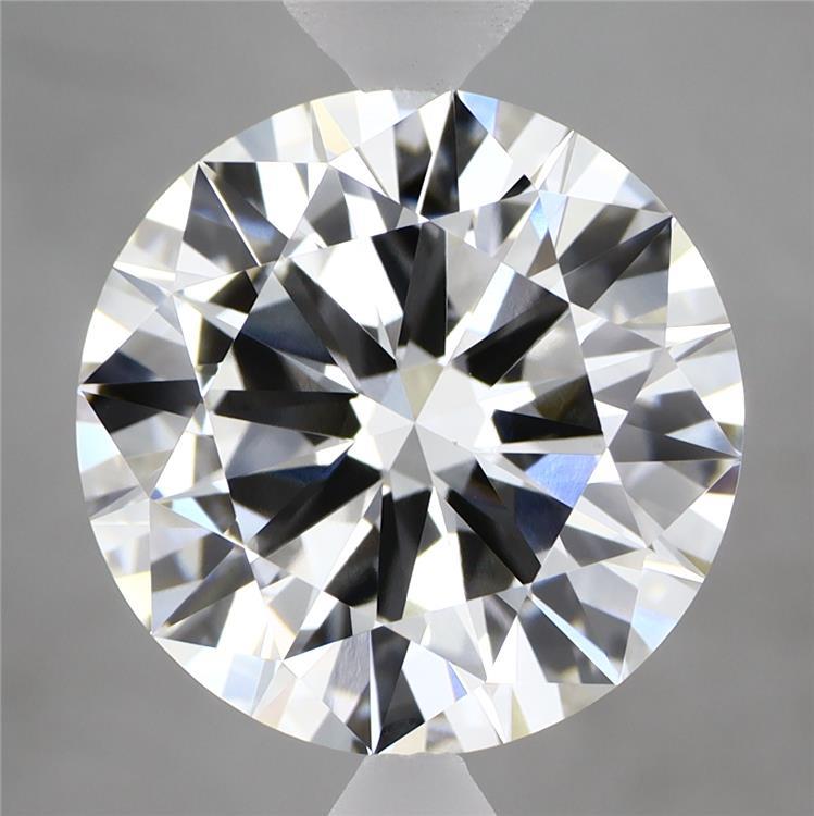 6.01 Carat Round Shaped, Excellent Cut, F Color, VVS2 Clarity, IGI Certified Lab Grown Diamond