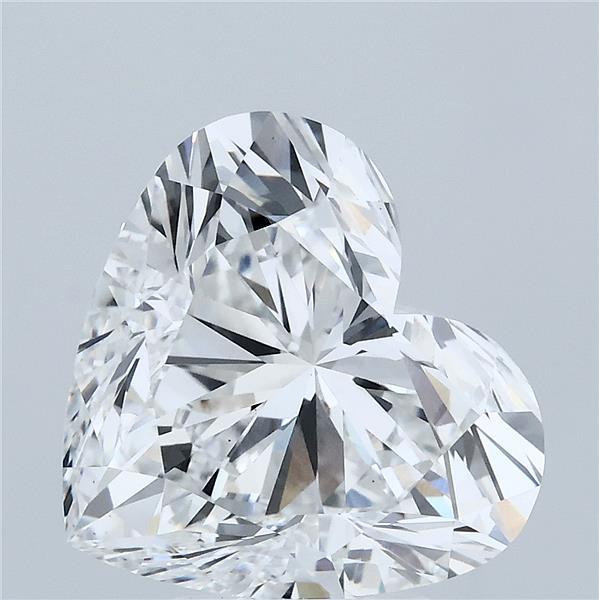 5.27 Carat Heart Shaped, Ideal Cut, D Color, VS1 Clarity, IGI Certified Lab Grown Diamond