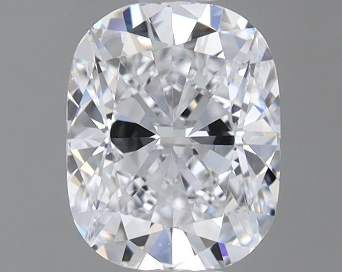 1.01 Carat Cushion Shaped, Ideal Cut, D Color, VVS2 Clarity, IGI Certified Lab Grown Diamond