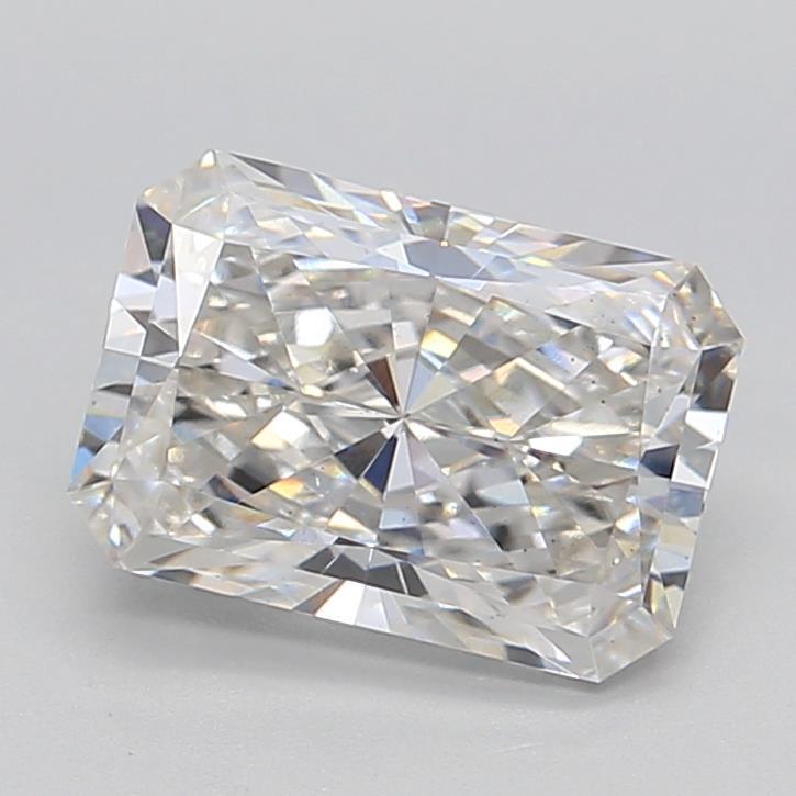 2.09 Carat Radiant Shaped, Ideal Cut, G Color, VS2 Clarity, IGI Certified Lab Grown Diamond