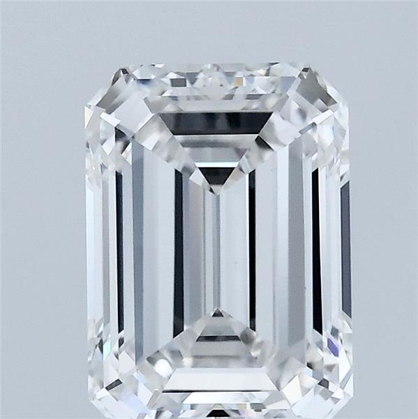 2.05 Carat Emerald Shaped, Ideal Cut, E Color, VVS2 Clarity, IGI Certified Lab Grown Diamond