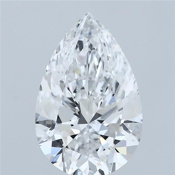 2.05 Carat Pear Shaped, Ideal Cut, D Color, VVS2 Clarity, IGI Certified Lab Grown Diamond