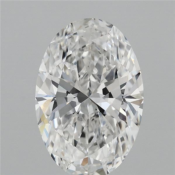 3.57 Carat Oval Shaped, Ideal Cut, E Color, VVS1 Clarity, IGI Certified Lab Grown Diamond
