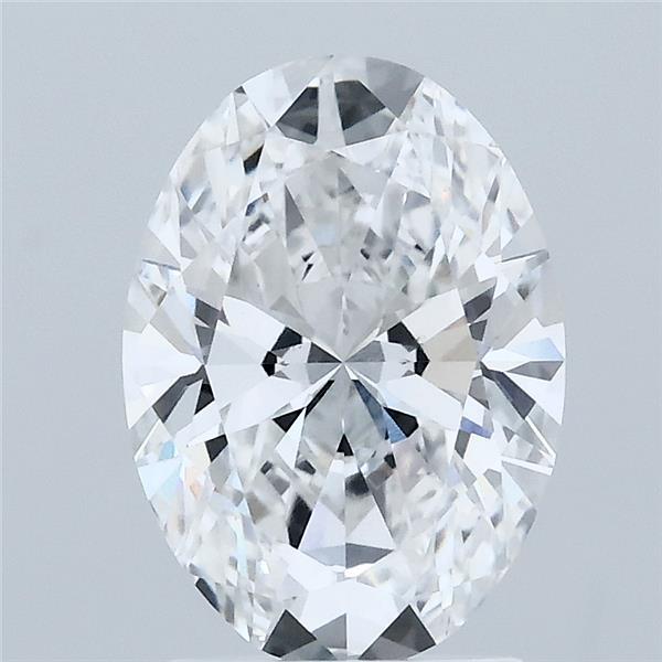 2.08 Carat Oval Shaped, Ideal Cut, D Color, VS1 Clarity, IGI Certified Lab Grown Diamond