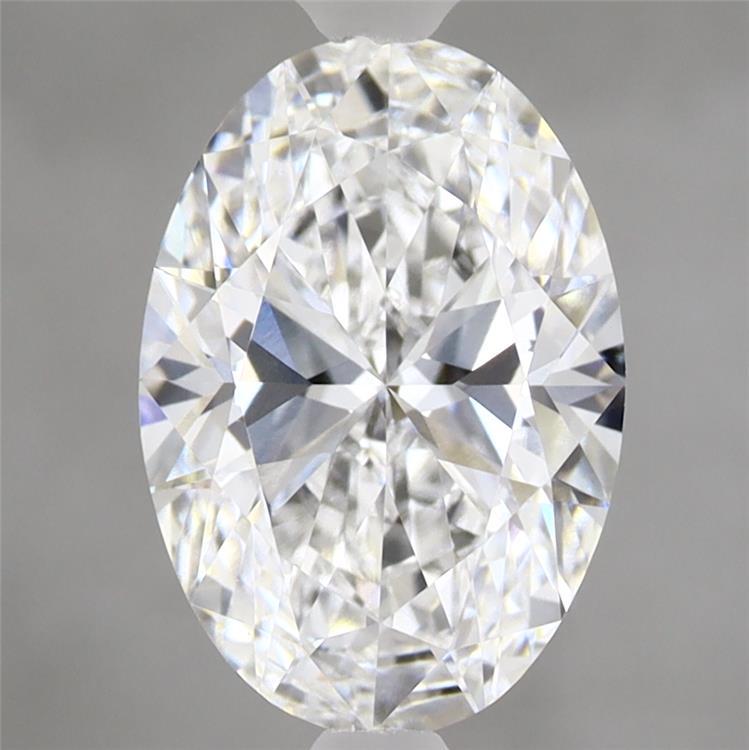 2.06 Carat Oval Shaped, Ideal Cut, D Color, VVS2 Clarity, IGI Certified Lab Grown Diamond