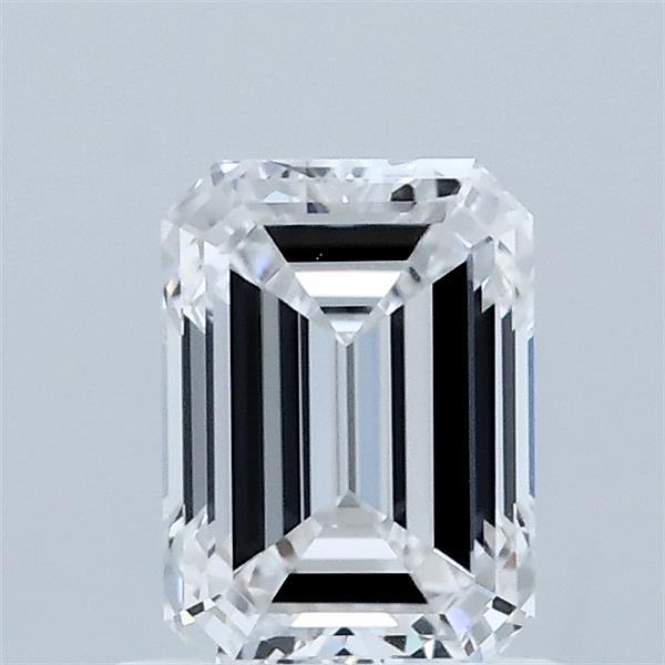 1.01 Carat Emerald Shaped, Ideal Cut, D Color, VVS2 Clarity, IGI Certified Lab Grown Diamond