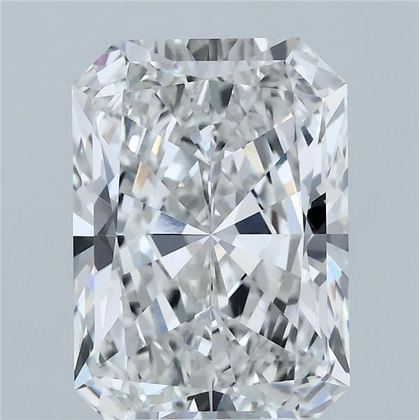 4.01 Carat Radiant Shaped, Ideal Cut, F Color, VVS2 Clarity, IGI Certified Lab Grown Diamond