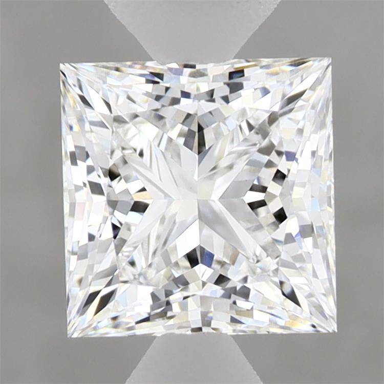 1.68 Carat Princess Shaped, Ideal Cut, D Color, VVS2 Clarity, IGI Certified Lab Grown Diamond