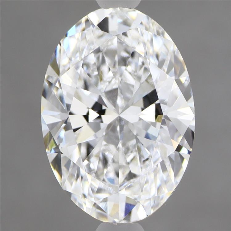 2.05 Carat Oval Shaped, Ideal Cut, D Color, VVS2 Clarity, IGI Certified Lab Grown Diamond