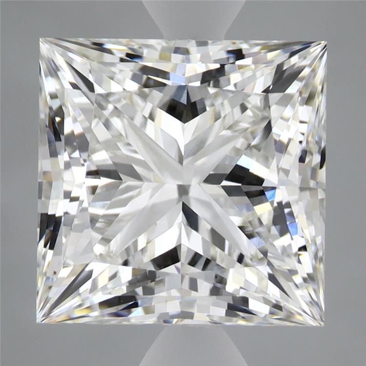 5.10 Carat Princess Shaped, Ideal Cut, F Color, VVS1 Clarity, IGI Certified Lab Grown Diamond