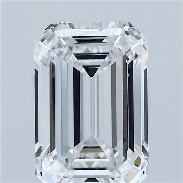 2.09 Carat Emerald Shaped, Ideal Cut, D Color, VVS2 Clarity, IGI Certified Lab Grown Diamond