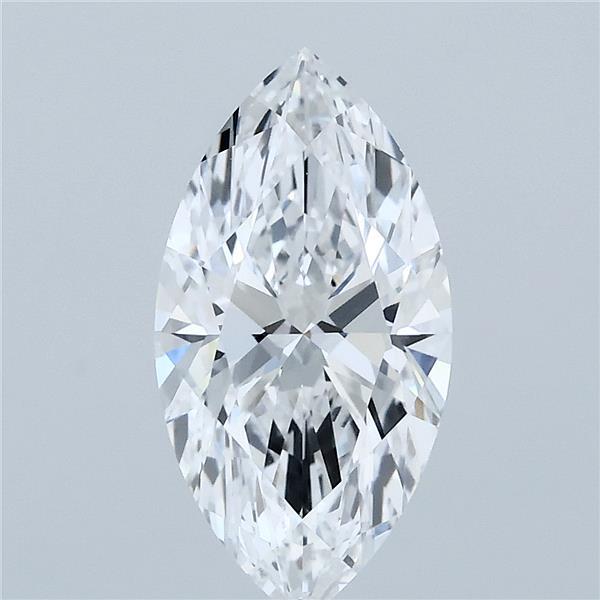 2.00 Carat Marquise Shaped, Ideal Cut, D Color, VVS2 Clarity, IGI Certified Lab Grown Diamond