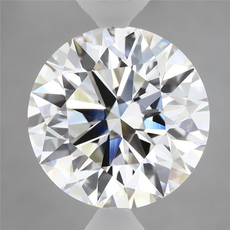 4.10 Carat Round Shaped, Ideal Cut, F Color, VVS2 Clarity, IGI Certified Lab Grown Diamond