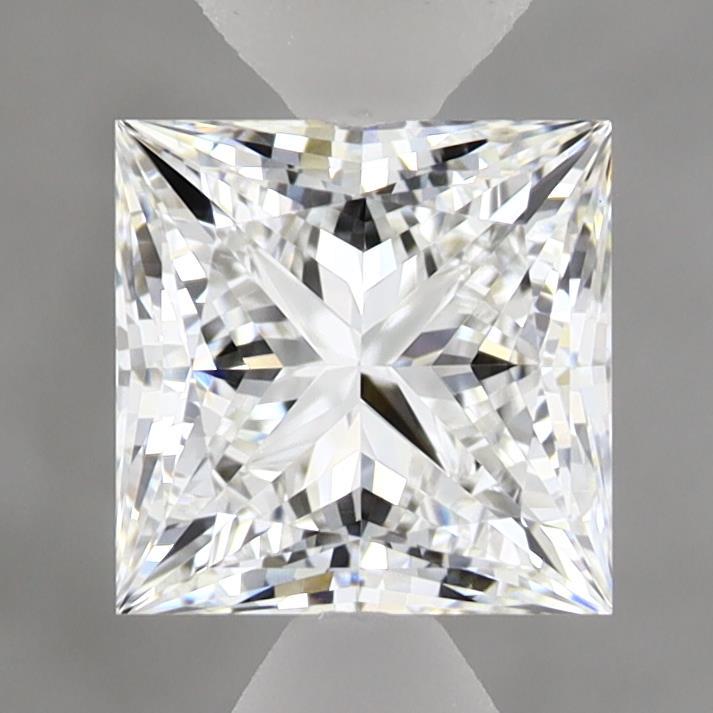 1.51 Carat Princess Shaped, Ideal Cut, E Color, VVS2 Clarity, IGI Certified Lab Grown Diamond