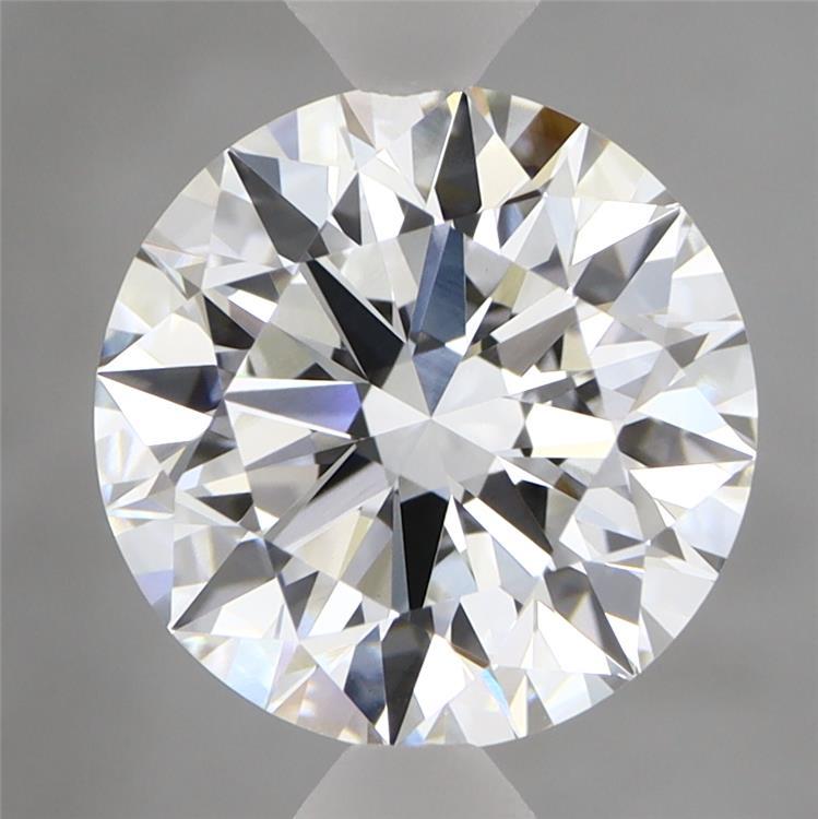 3.11 Carat Round Shaped, Ideal Cut, E Color, VVS2 Clarity, IGI Certified Lab Grown Diamond