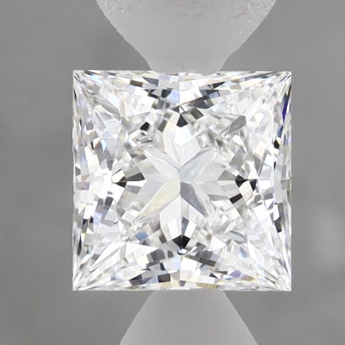 1.02 Carat Princess Shaped, Ideal Cut, D Color, VVS2 Clarity, IGI Certified Lab Grown Diamond