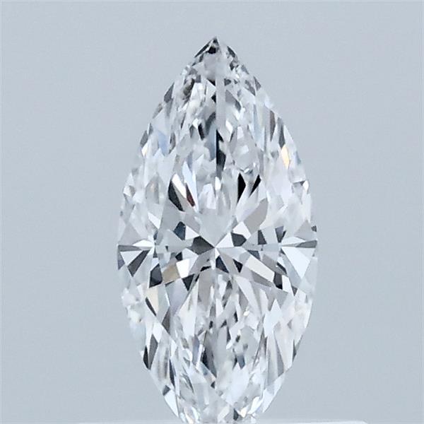 0.50 Carat Marquise Shaped, Ideal Cut, D Color, VVS2 Clarity, IGI Certified Lab Grown Diamond
