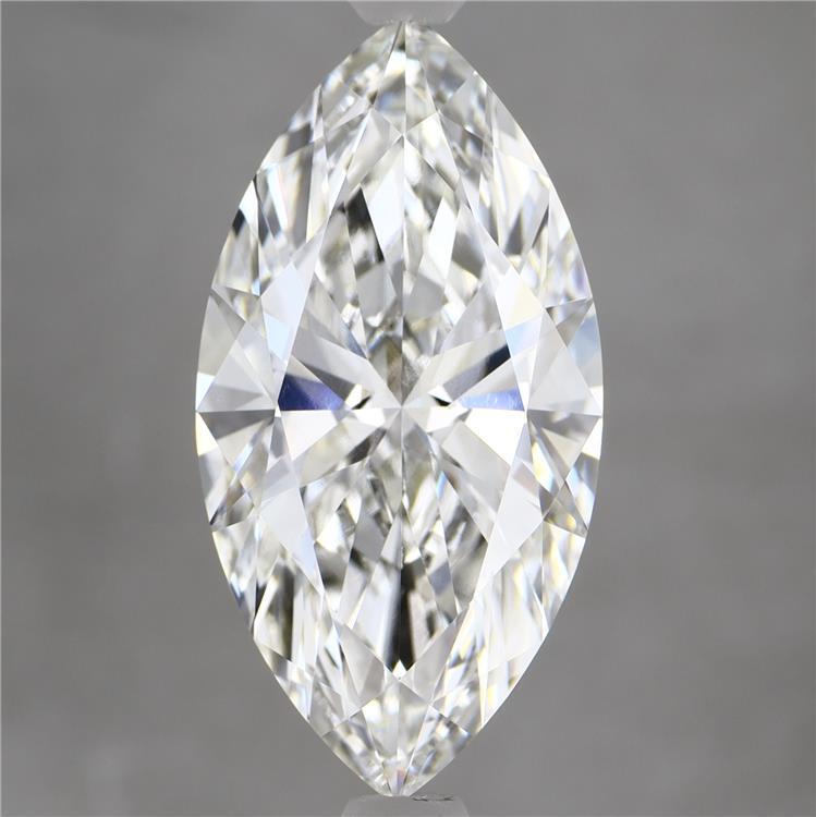 4.86 Carat Marquise Shaped, Ideal Cut, F Color, VVS2 Clarity, IGI Certified Lab Grown Diamond