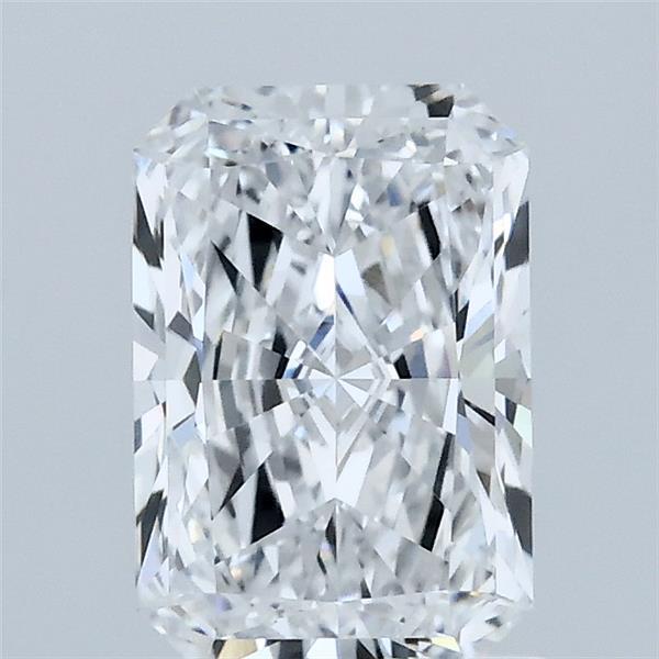 1.50 Carat Radiant Shaped, Ideal Cut, D Color, VVS2 Clarity, IGI Certified Lab Grown Diamond