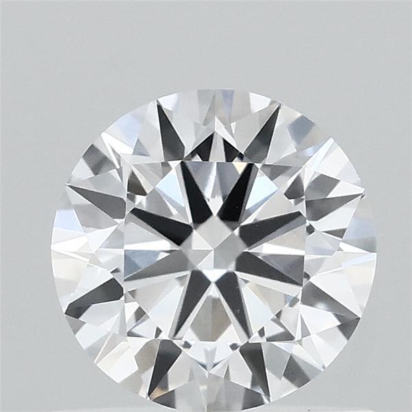0.69 Carat Round Shaped, Excellent Cut, D Color, VVS2 Clarity, IGI Certified Lab Grown Diamond