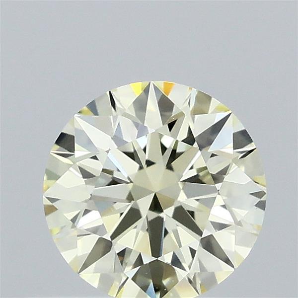 0.48 Carat Round Shaped, Ideal Cut, Y-Z Color, VS1 Clarity, IGI Certified Lab Grown Diamond