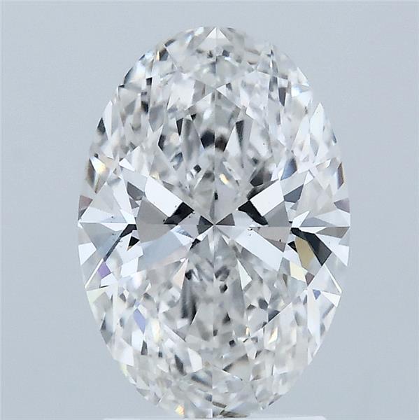 2.09 Carat Oval Shaped, Ideal Cut, F Color, VS2 Clarity, IGI Certified Lab Grown Diamond