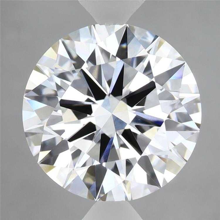 4.09 Carat Round Shaped, Ideal Cut, F Color, VVS2 Clarity, IGI Certified Lab Grown Diamond