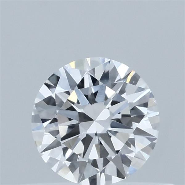 0.39 Carat Round Shaped, Excellent Cut, D Color, VVS2 Clarity, IGI Certified Lab Grown Diamond