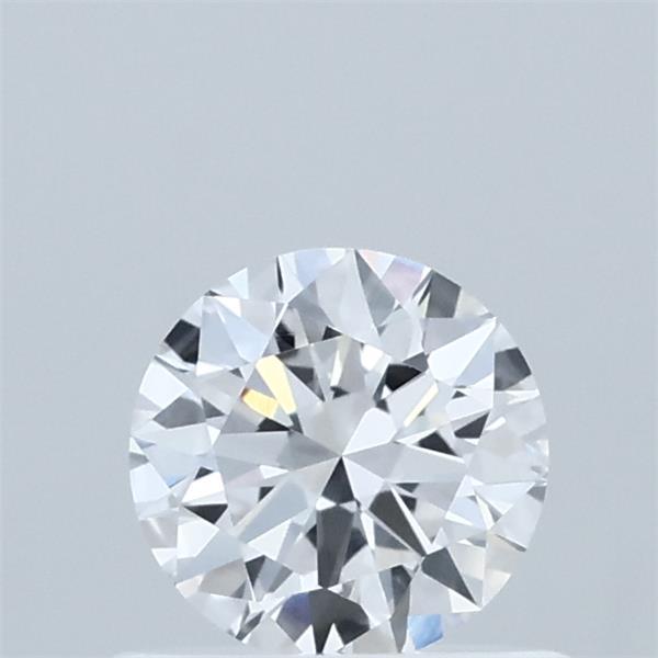 0.58 Carat Round Shaped, Excellent Cut, D Color, VVS2 Clarity, IGI Certified Lab Grown Diamond