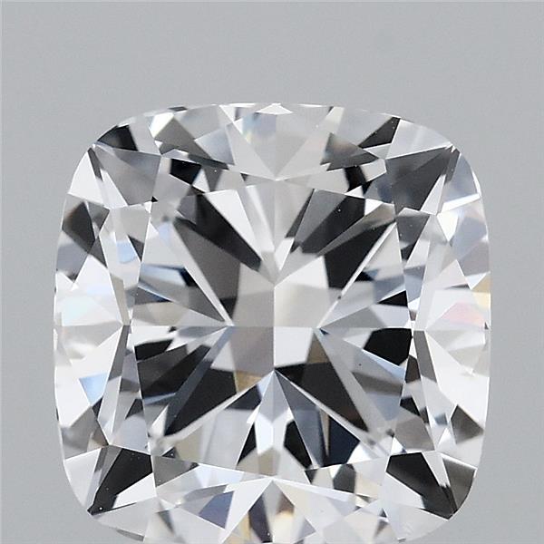 3.35 Carat Cushion Shaped, Ideal Cut, D Color, VVS2 Clarity, IGI Certified Lab Grown Diamond