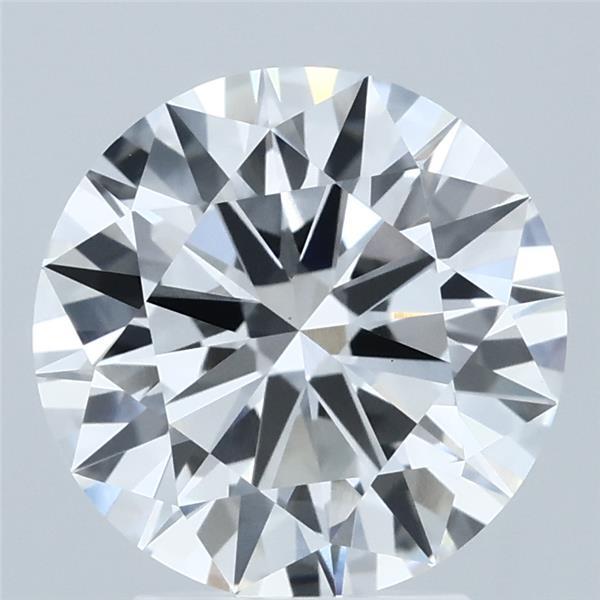 3.02 Carat Round Shaped, Ideal Cut, F Color, VS1 Clarity, IGI Certified Lab Grown Diamond