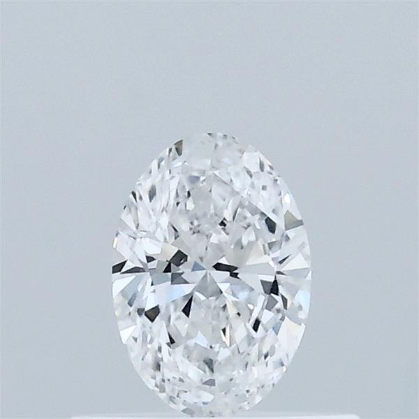0.36 Carat Oval Shaped, Ideal Cut, D Color, VVS2 Clarity, IGI Certified Lab Grown Diamond
