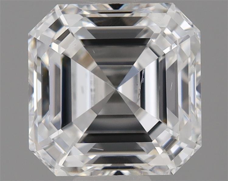 1.52 Carat Asscher Shaped, Very Good Cut, E Color, SI1 Clarity, IGI Certified Lab Grown Diamond