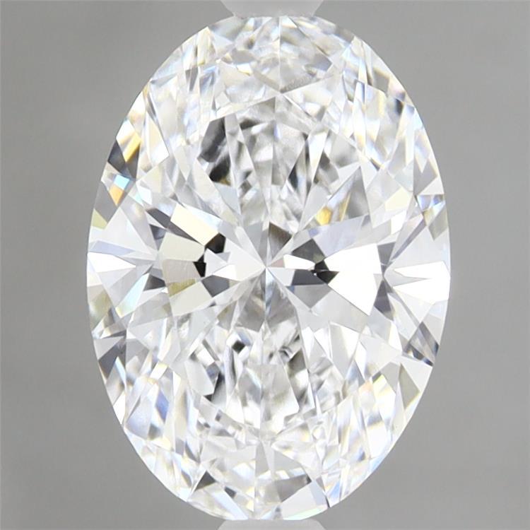 2.07 Carat Oval Shaped, Ideal Cut, D Color, VVS2 Clarity, IGI Certified Lab Grown Diamond