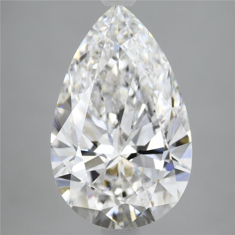 4.05 Carat Pear Shaped, Ideal Cut, E Color, VS1 Clarity, IGI Certified Lab Grown Diamond