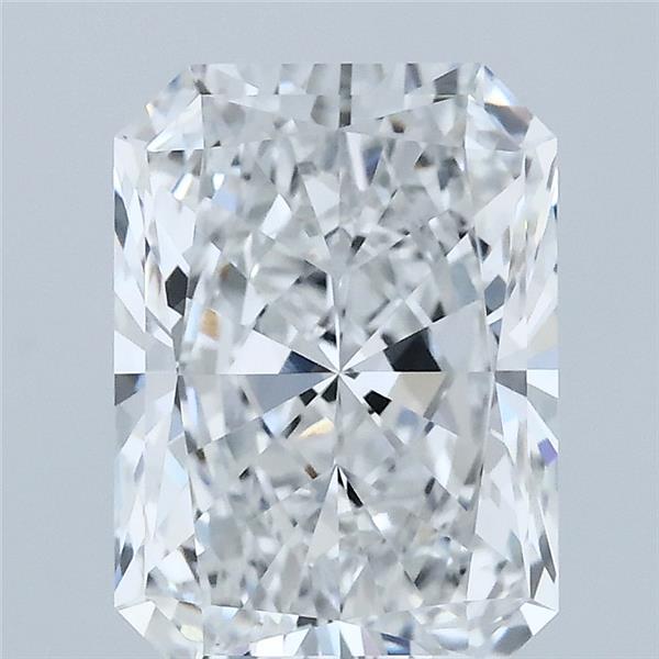 3.00 Carat Radiant Shaped, Excellent Cut, D Color, VVS2 Clarity, IGI Certified Lab Grown Diamond