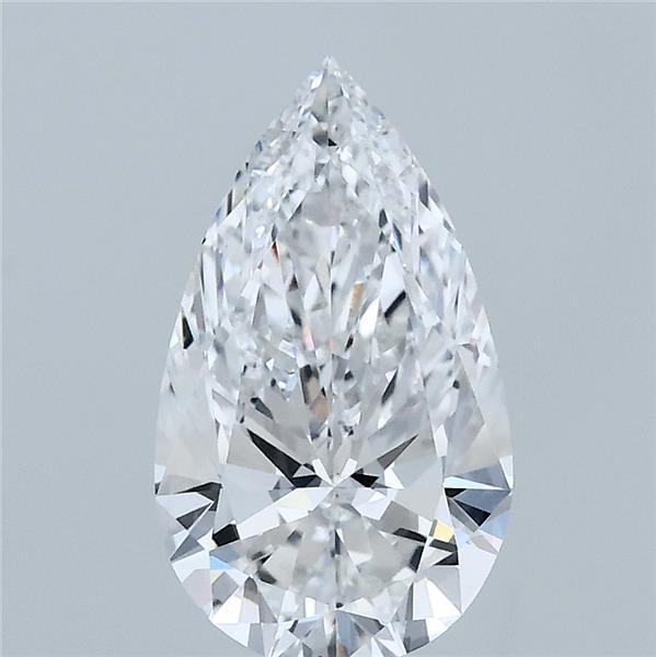 1.72 Carat Pear Shaped, Ideal Cut, E Color, VS1 Clarity, IGI Certified Lab Grown Diamond