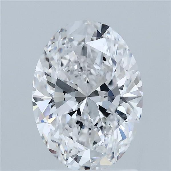 1.60 Carat Oval Shaped, Ideal Cut, D Color, VVS2 Clarity, IGI Certified Lab Grown Diamond