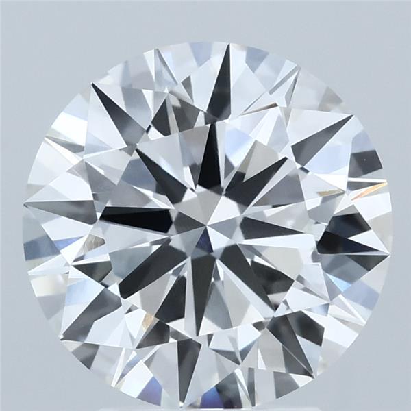 3.37 Carat Round Shaped, Ideal Cut, F Color, VVS2 Clarity, IGI Certified Lab Grown Diamond