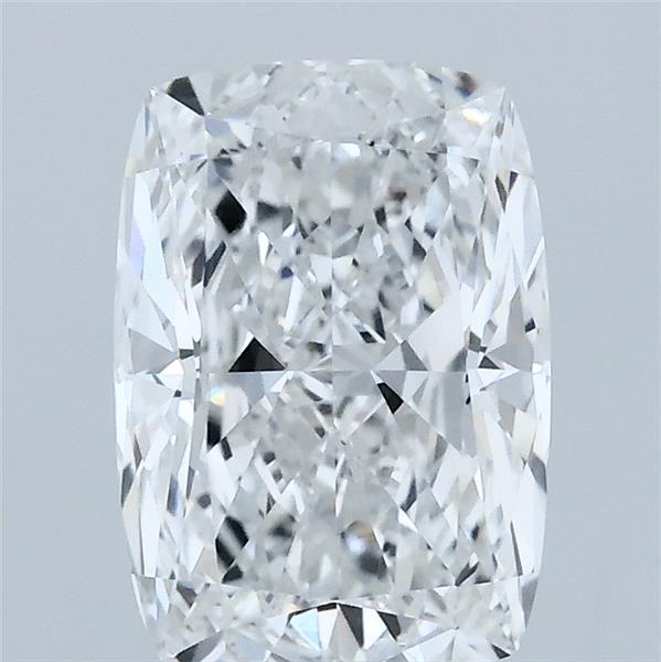 2.10 Carat Cushion Shaped, Ideal Cut, D Color, VVS2 Clarity, IGI Certified Lab Grown Diamond