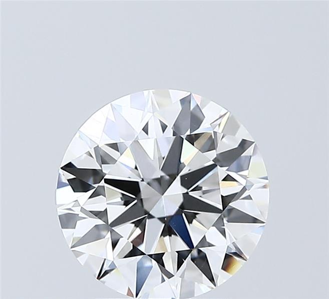 2.04 Carat Round Shaped, Ideal Cut, D Color, VVS2 Clarity, IGI Certified Lab Grown Diamond