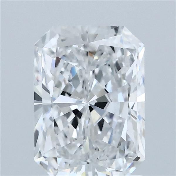 1.50 Carat Radiant Shaped, Excellent Cut, D Color, VVS2 Clarity, IGI Certified Lab Grown Diamond