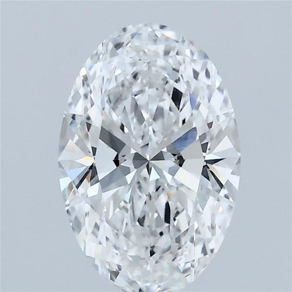 1.08 Carat Oval Shaped, Ideal Cut, D Color, VVS2 Clarity, IGI Certified Lab Grown Diamond