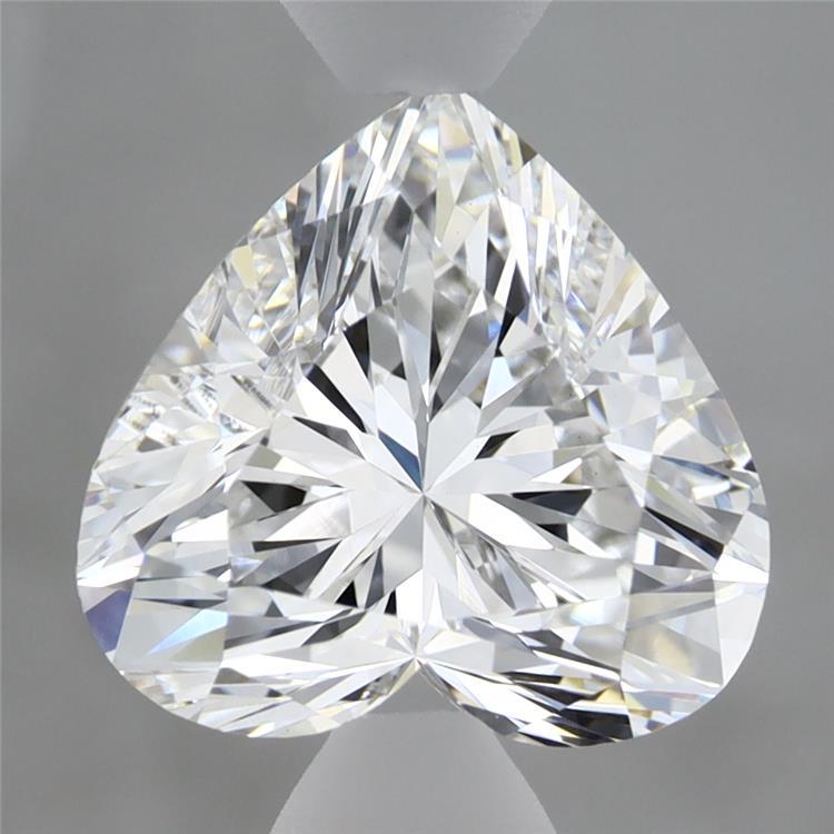 3.10 Carat Heart Shaped, Ideal Cut, D Color, VVS2 Clarity, IGI Certified Lab Grown Diamond