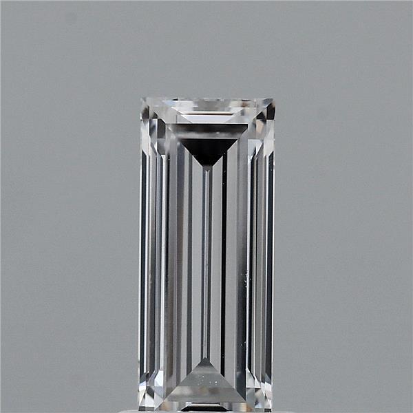 1.10 Carat Baguette Shaped, Very Good Cut, D Color, VVS2 Clarity, IGI Certified Lab Grown Diamond