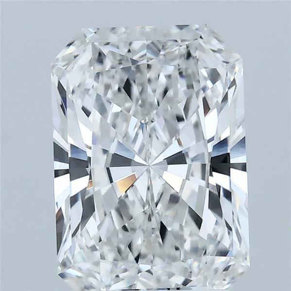 2.06 Carat Radiant Shaped, Ideal Cut, E Color, VVS2 Clarity, IGI Certified Lab Grown Diamond