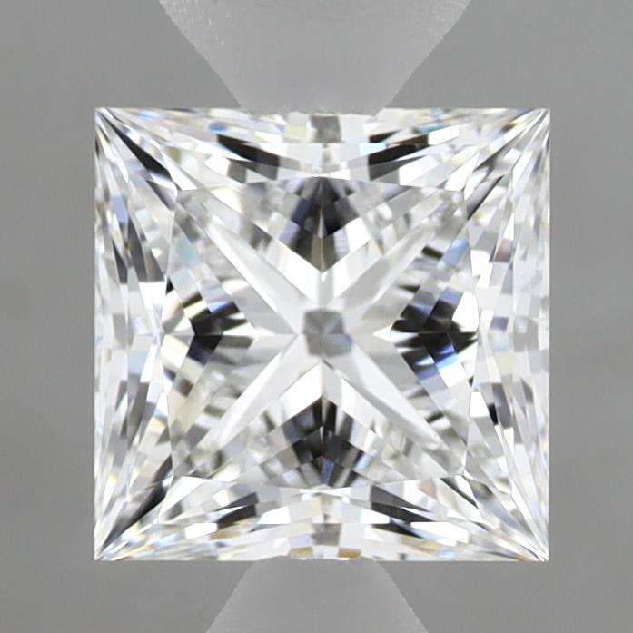 1.54 Carat Princess Shaped, Ideal Cut, E Color, VVS2 Clarity, IGI Certified Lab Grown Diamond