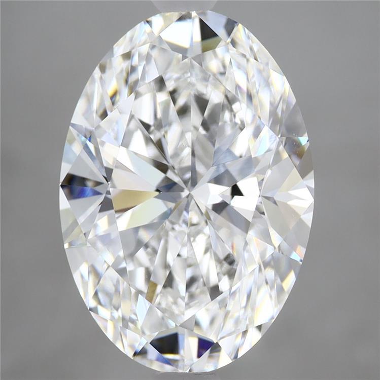 4.95 Carat Oval Shaped, Ideal Cut, E Color, VVS2 Clarity, IGI Certified Lab Grown Diamond